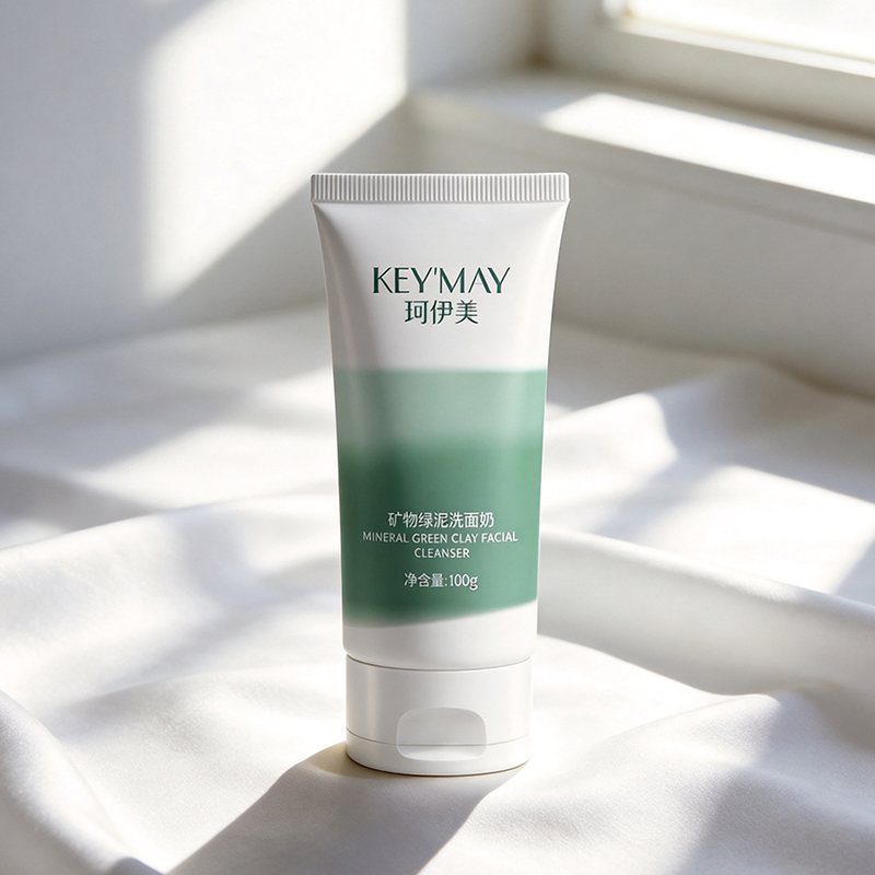  矿物绿泥洗面奶  